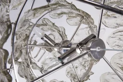 Suspensions Et Lustres|Luminaire<Flamant HOWARD, lustre, gouttes de verre en forme de feuille Transparent