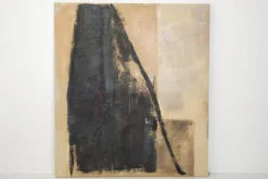 Art|Décoration<Flamant IAN, peinture à l'huile Mixte