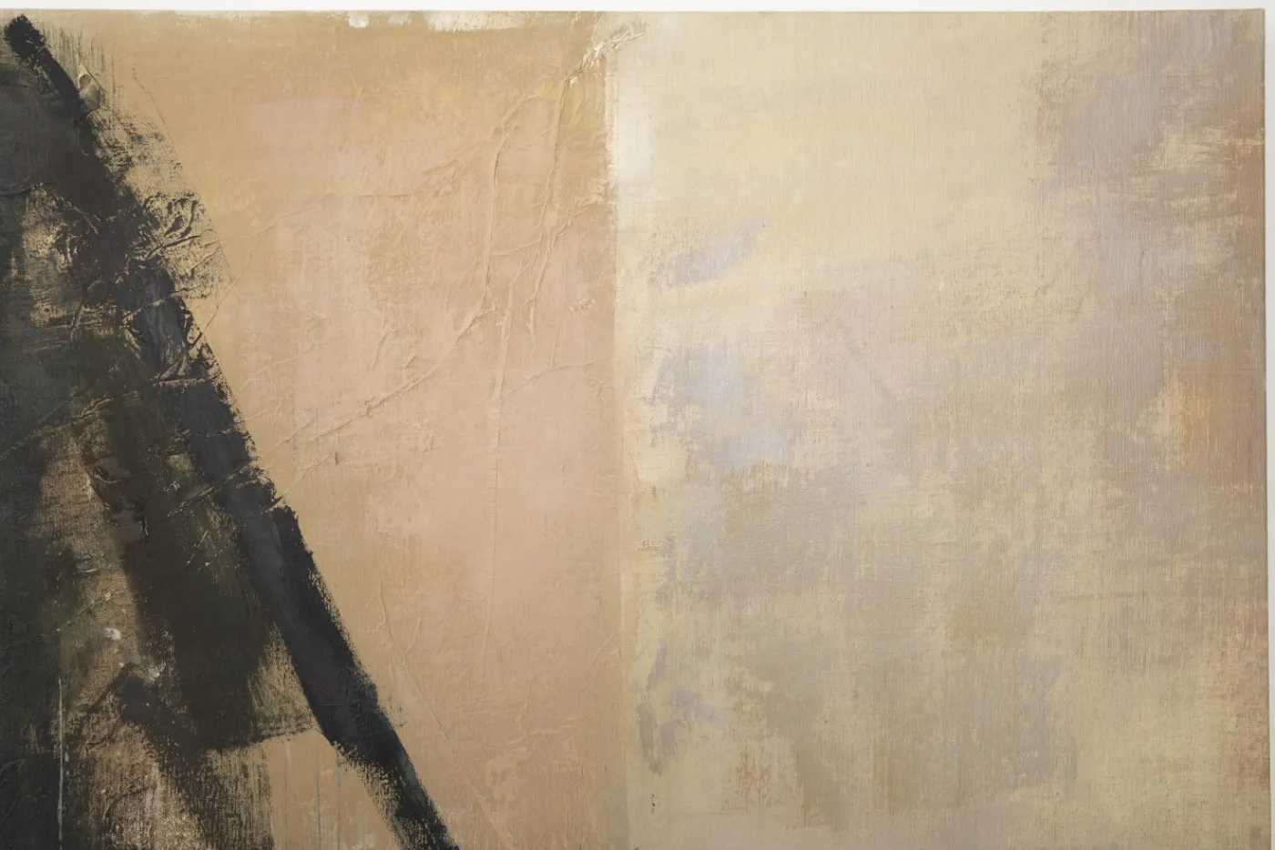 Art|Décoration<Flamant IAN, peinture à l'huile Mixte
