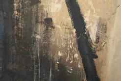 Art|Décoration<Flamant IAN, peinture à l'huile Mixte