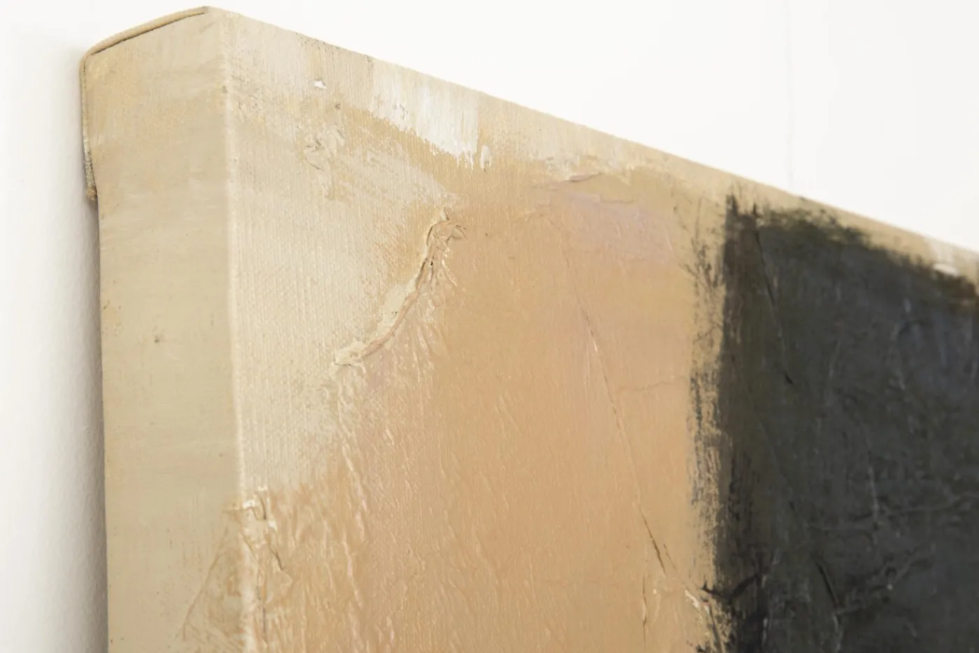 Art|Décoration<Flamant IAN, peinture à l'huile Mixte