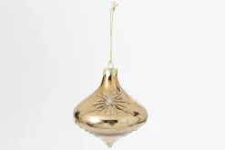 Boules De Noël|Boules De Noël<Flamant IGNACE, pendentif Noël Or