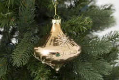 Boules De Noël|Boules De Noël<Flamant IGNACE, pendentif Noël Or