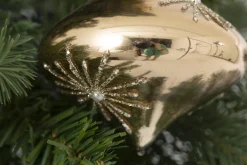 Boules De Noël|Boules De Noël<Flamant IGNACE, pendentif Noël Or