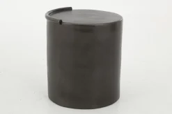 Tables D’Appoint & Consoles|Tables D’Appoint & Consoles<Flamant ILINCA, guéridon, métal, h 47 cm Noir