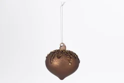 Boules De Noël|Boules De Noël<Flamant ILONA, boule de Noël Brun