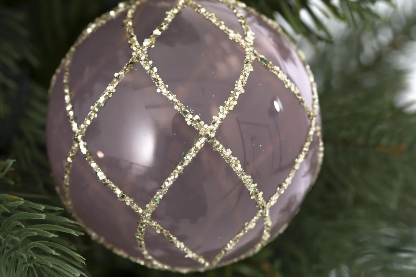 Boules De Noël|Boules De Noël<Flamant JAGEL, boule de Noël Rose