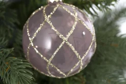 Boules De Noël|Boules De Noël<Flamant JAGEL, boule de Noël Rose