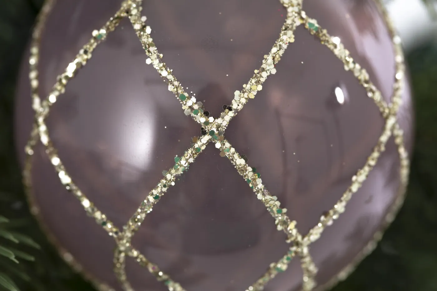 Boules De Noël|Boules De Noël<Flamant JAGEL, boule de Noël Rose