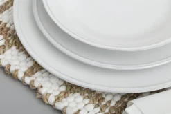Assiettes, Plats Et Bols|Assiettes,Plats Et Bols<Flamant JILLE, assiette, céramique, , 34cm Blanc