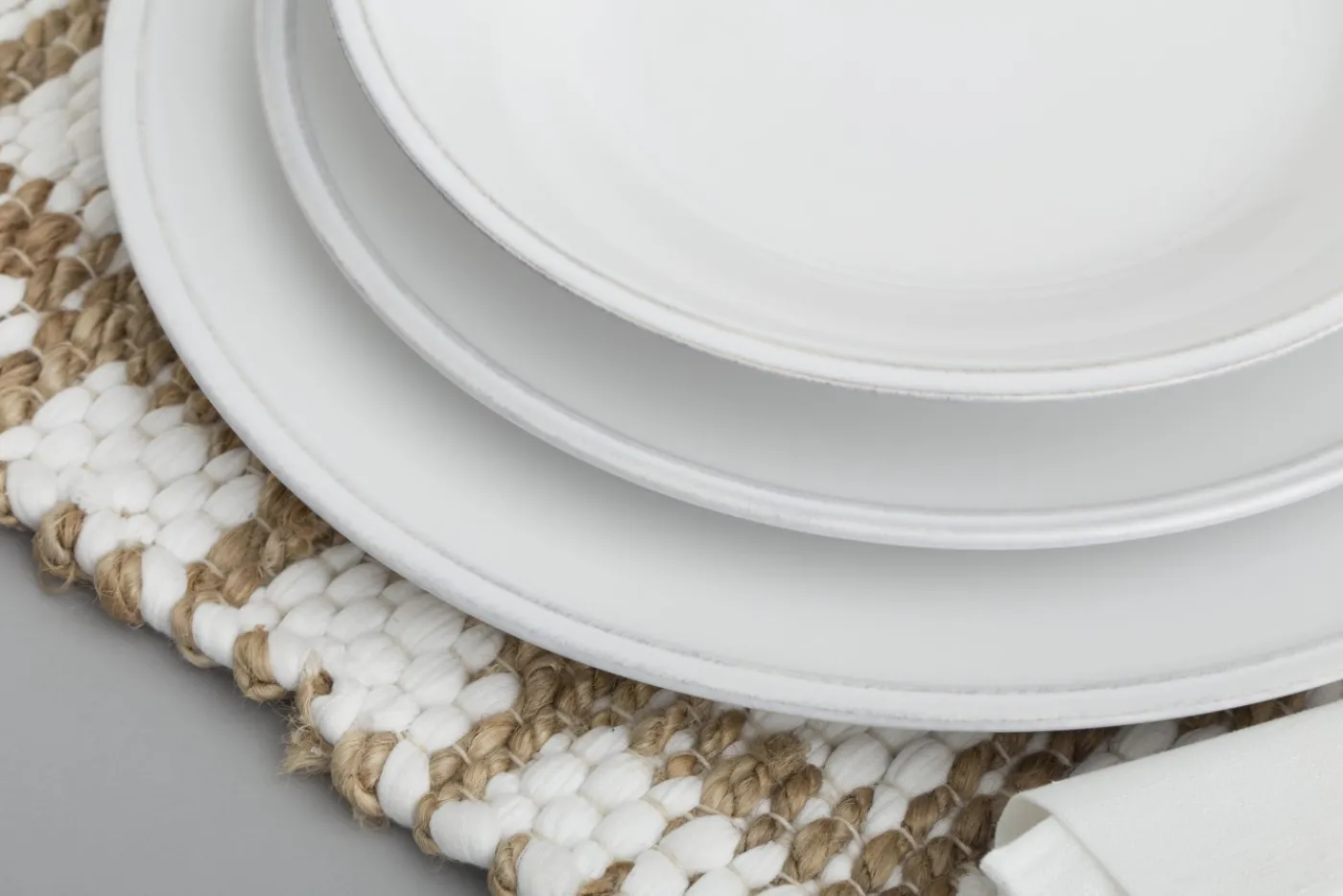 Assiettes, Plats Et Bols|Assiettes,Plats Et Bols<Flamant JILLE, assiette, céramique, , 34cm Blanc