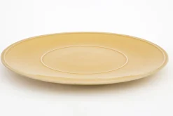 Assiettes, Plats Et Bols|Assiettes,Plats Et Bols<Flamant JILLE, assiette, céramique, ocre, 34cm Jaune