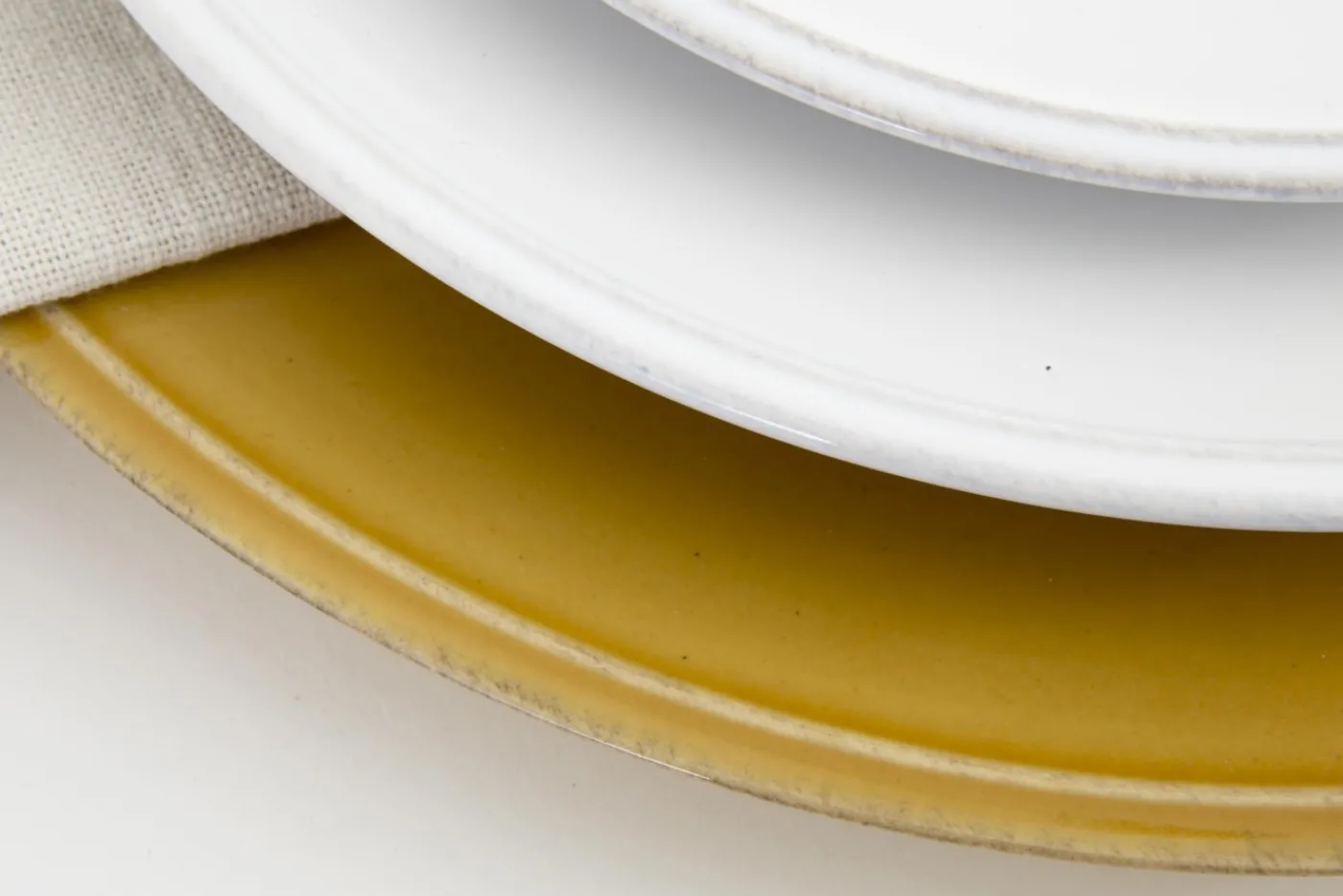 Assiettes, Plats Et Bols|Assiettes,Plats Et Bols<Flamant JILLE, assiette, céramique, ocre, 34cm Jaune