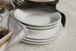 Assiettes, Plats Et Bols|Assiettes,Plats Et Bols<Flamant JILLE, assiette creuse, céramique, Blanc