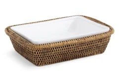 Ustensiles De Service Et De Cuisine|Accessoires<Flamant JILLE, plat pour le four, céramique, , 35cm Blanc