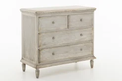 Commodes|Armoires<Flamant JOHNNY, commode, 4 tiroirs, gris antique