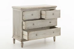 Commodes|Armoires<Flamant JOHNNY, commode, 4 tiroirs, gris antique