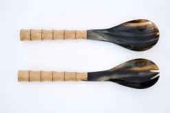 Couverts|Couverts<Flamant JORNAM, couverts à salade, set de 2 Brun