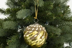Boules De Noël|Boules De Noël<Flamant JUKI, boule de Noël Or