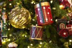 Boules De Noël|Boules De Noël<Flamant JUKI, boule de Noël Or