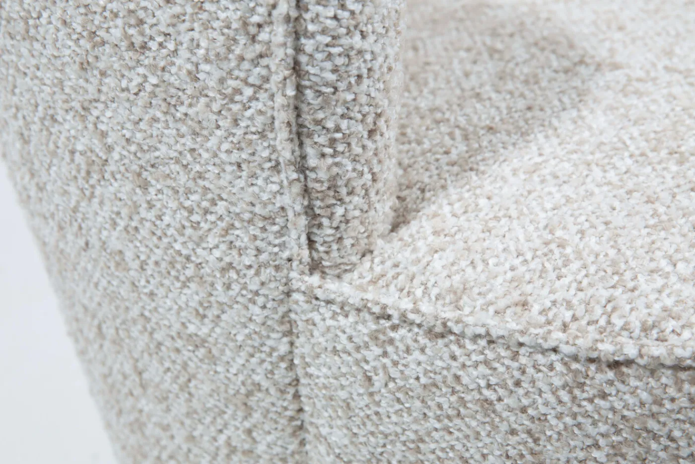 Fauteuils|Sièges<Flamant JULIE, fauteuil, tweed beige, rotatif Blanccassé