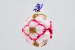Boules De Noël|Boules De Noël<Flamant KADY, boule de Noël Rose