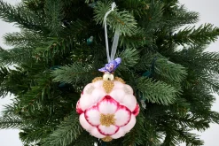 Boules De Noël|Boules De Noël<Flamant KADY, boule de Noël Rose