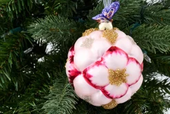 Boules De Noël|Boules De Noël<Flamant KADY, boule de Noël Rose