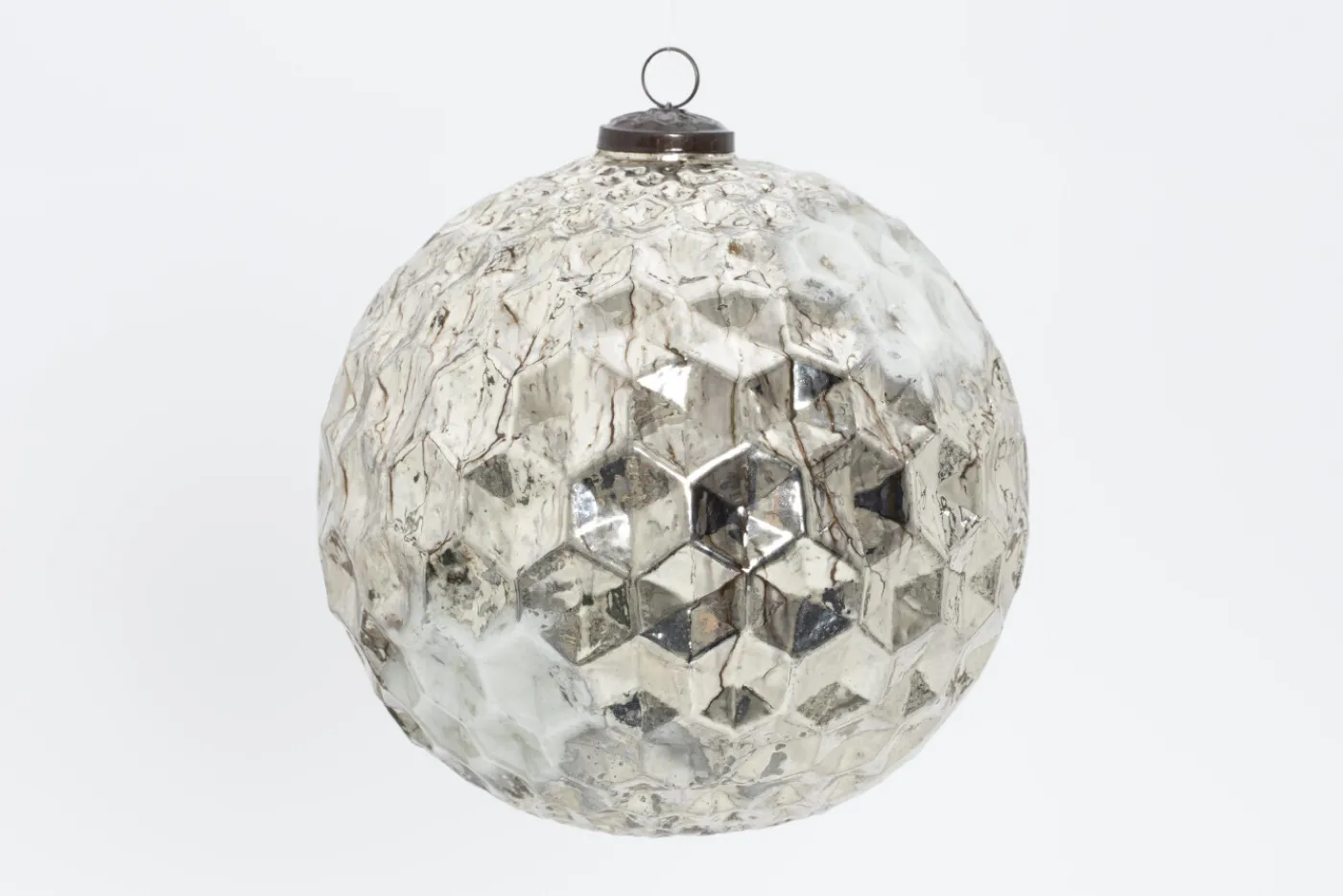 Boules De Noël|Boules De Noël<Flamant KALENA, boule de Noël, , L Argent