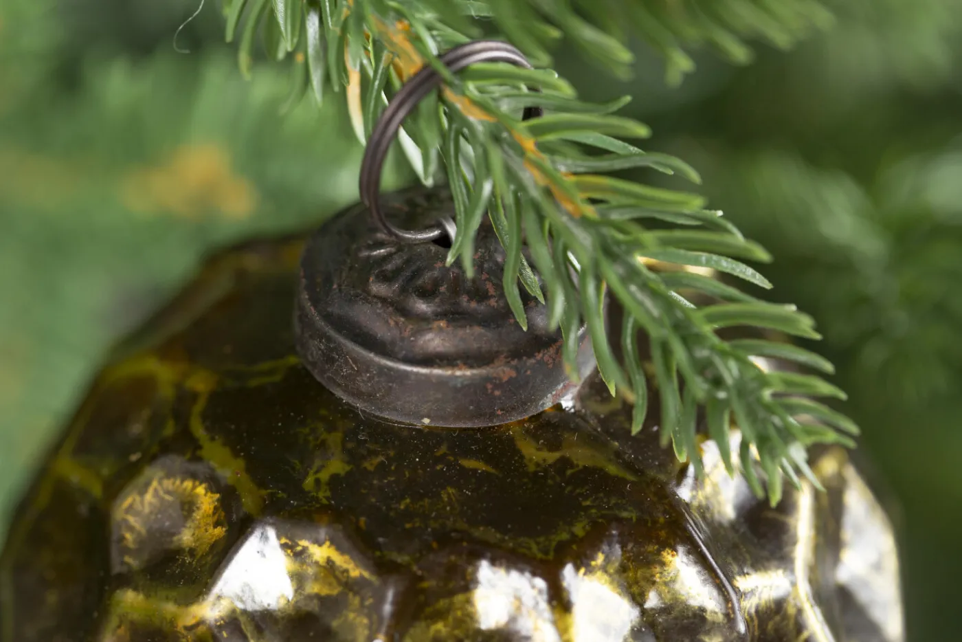 Boules De Noël|Boules De Noël<Flamant KALENA, boule de Noël, cuivre, S Brun