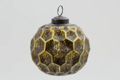 Boules De Noël|Boules De Noël<Flamant KALENA, boule de Noël, cuivre, L Brun