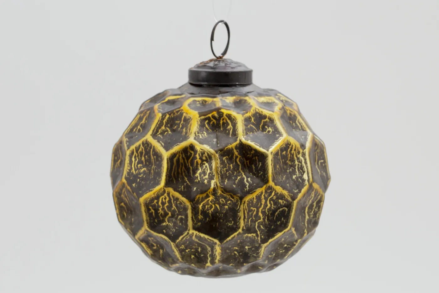 Boules De Noël|Boules De Noël<Flamant KALENA, boule de Noël, cuivre, L Brun