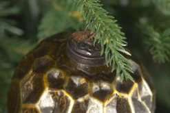 Boules De Noël|Boules De Noël<Flamant KALENA, boule de Noël, cuivre, L Brun