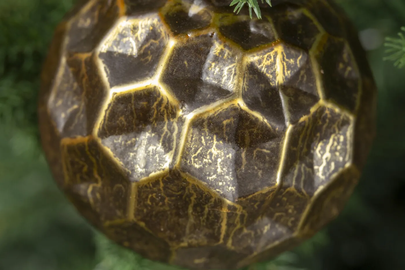 Boules De Noël|Boules De Noël<Flamant KALENA, boule de Noël, cuivre, L Brun