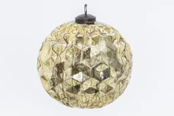 Boules De Noël|Boules De Noël<Flamant KALENA, boule de Noël, , S Or