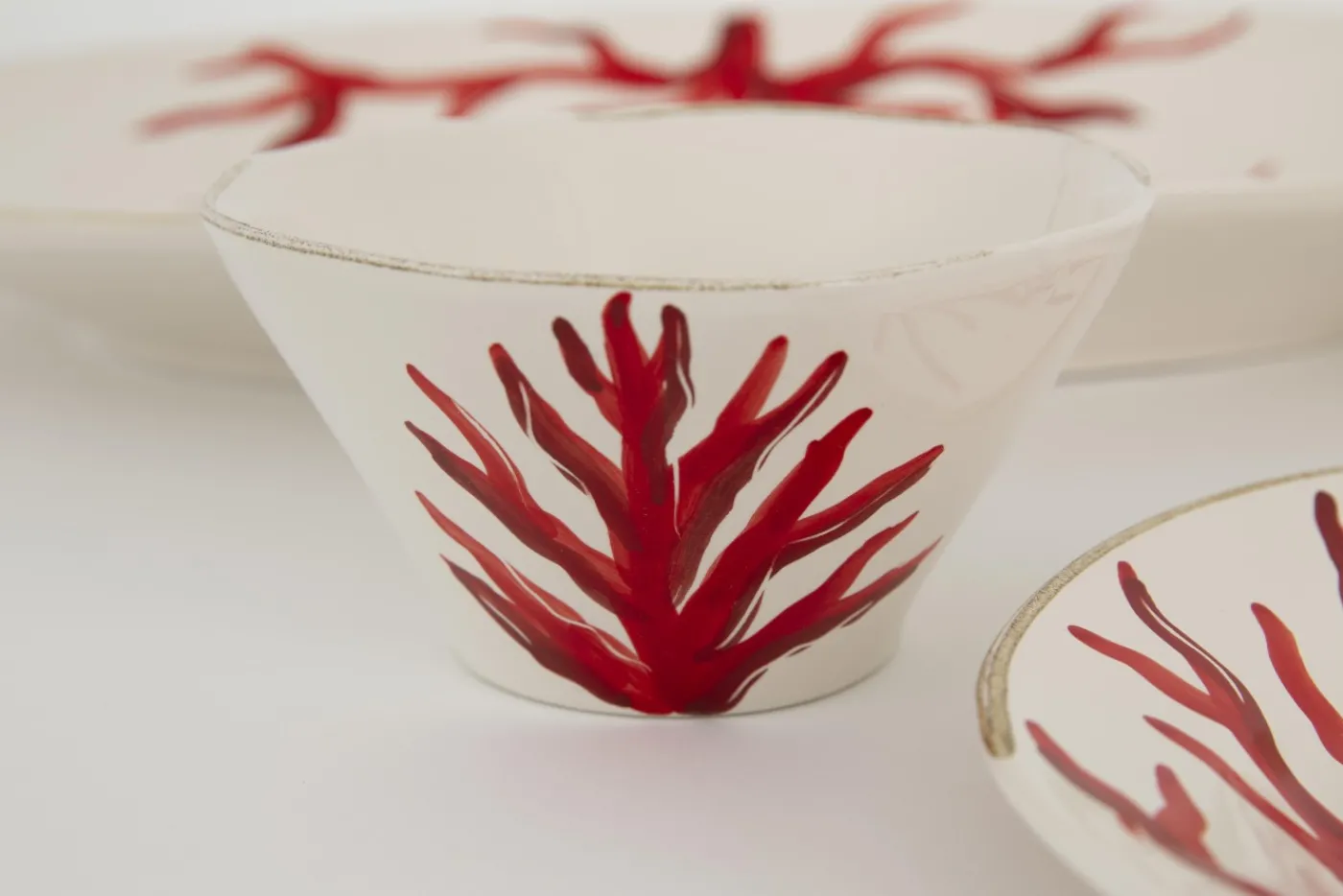 Assiettes, Plats Et Bols|Assiettes,Plats Et Bols<Flamant KAO, coupelle, corail Mixte