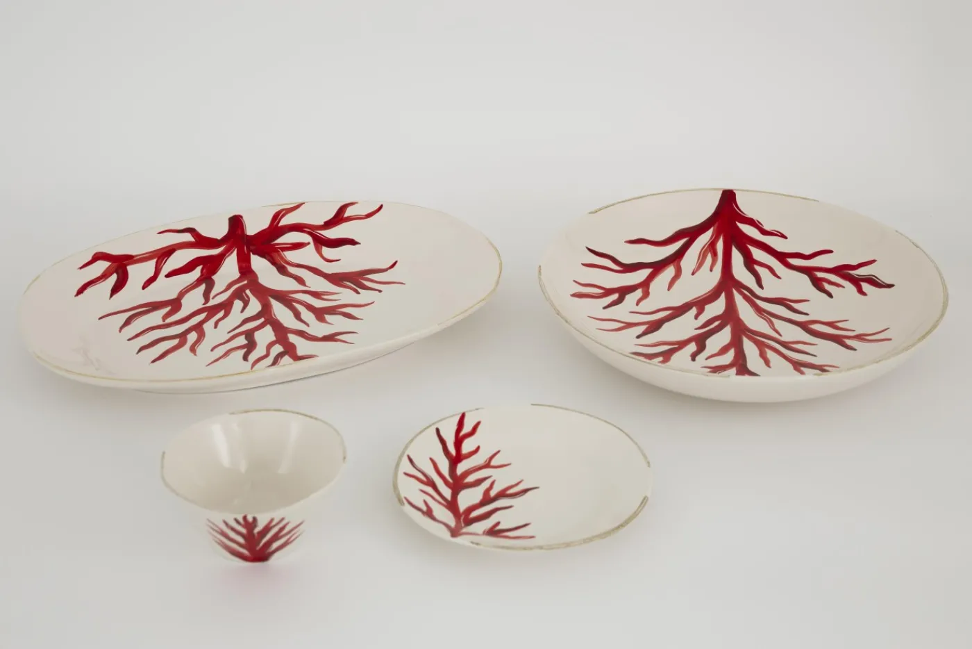 Assiettes, Plats Et Bols|Assiettes,Plats Et Bols<Flamant KAO, coupelle, corail Mixte