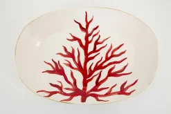 Assiettes, Plats Et Bols|Assiettes,Plats Et Bols<Flamant KAO, plateau, corail, ovale Mixte