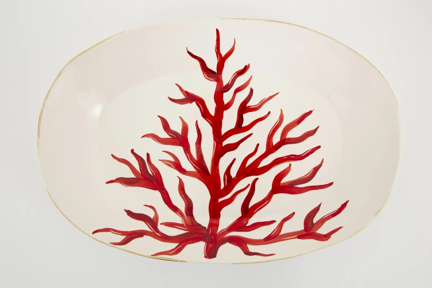 Assiettes, Plats Et Bols|Assiettes,Plats Et Bols<Flamant KAO, plateau, corail, ovale Mixte