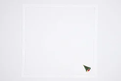 Serviettes|Textile<Flamant KAROLI, serviette, broderie, set de 4 Mixte