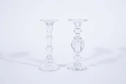 Chandeliers|Chandeliers<Flamant KASSIA, bougeoir, verre, modèle 2 Transparent