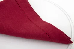 Serviettes|Textile<Flamant KATIE, serviette, garnet Rouge