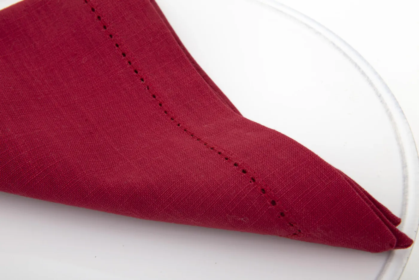 Serviettes|Textile<Flamant KATIE, serviette, garnet Rouge