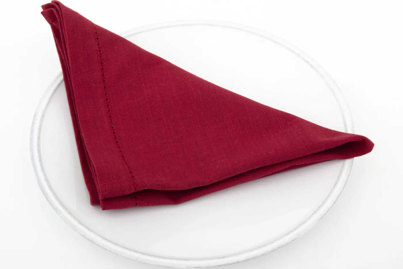 Serviettes|Textile<Flamant KATIE, serviette, garnet Rouge