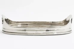 Plateaux|Accessoires<Flamant KATYA, plateau, ovale, nickel, S Argent