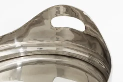 Plateaux|Accessoires<Flamant KATYA, plateau, ovale, nickel, S Argent