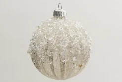 Boules De Noël|Boules De Noël<Flamant KILLOG, boule de Noël Argent