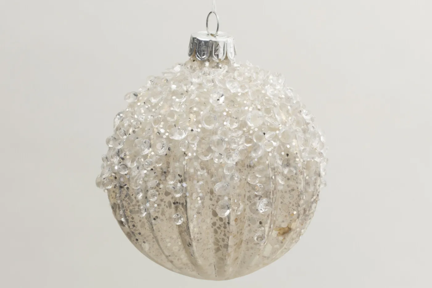Boules De Noël|Boules De Noël<Flamant KILLOG, boule de Noël Argent