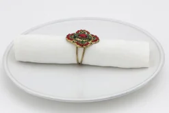 Décoration De Table|Accessoires<Flamant KIRAI, rond de serviette, perles Mixte
