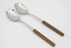 Couverts|Couverts<Flamant KORBA, couverts à salade, set de 2 Brun